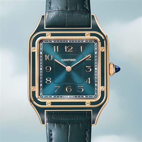 diamond cartier santos replica|cartier santos dumont lacquered.